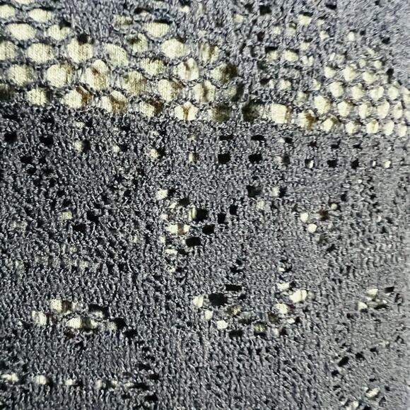 NEW! Abercrombie & Fitch Lace Print Bodycon Dress Short Sleeve Scoop Neck - S - Picture 4 of 5